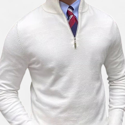 Pull Homme Col Zip Printemps Décontracté - BerlinGlamour