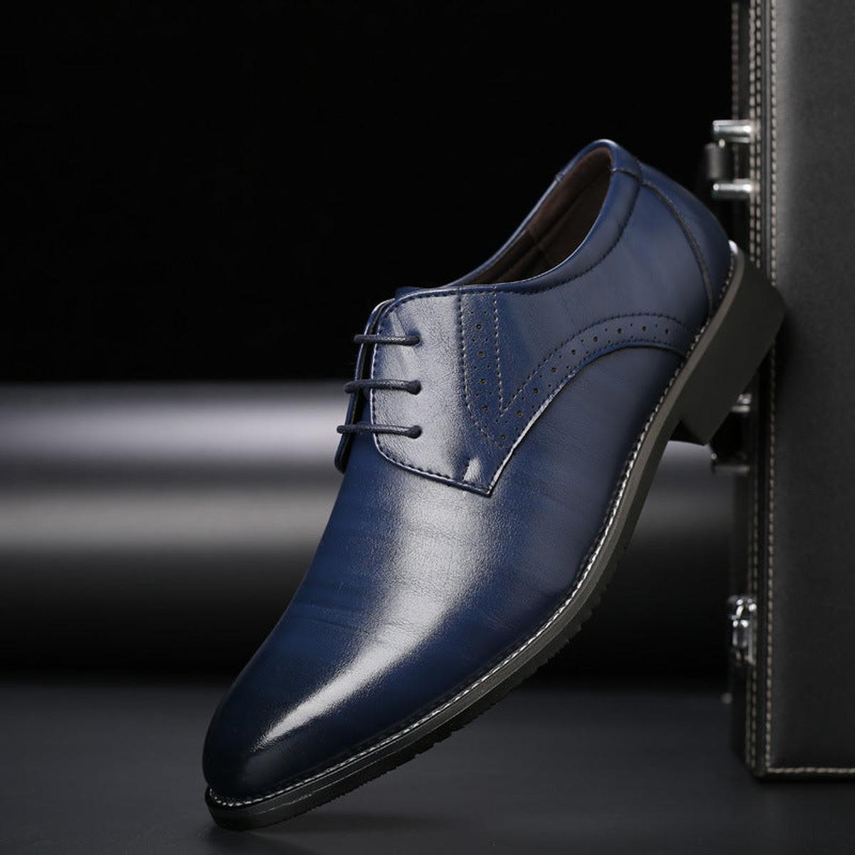 Chaussures Homme Classiques en Cuir Noir