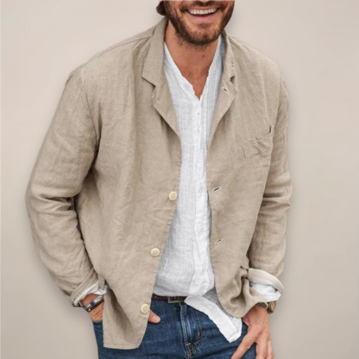 Blazer Homme Relaxed Fit Élégant - BerlinGlamour