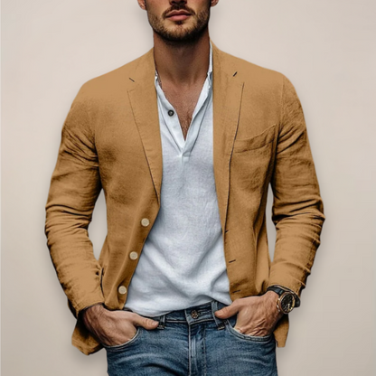 Blazer Homme Décontracté Été Style Moderne