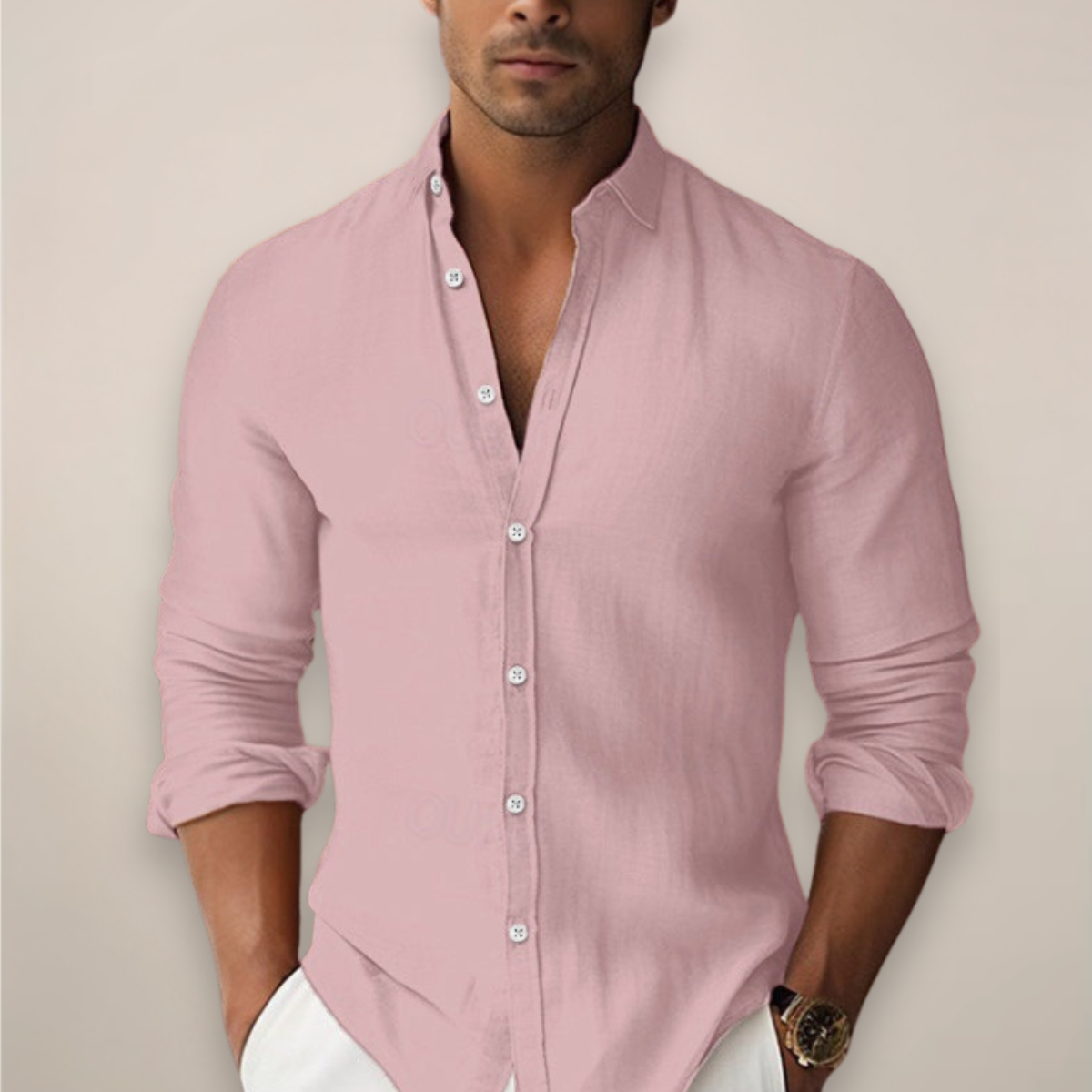 Chemise Homme Décontractée Été à Boutons