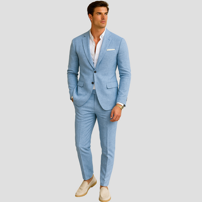 Costume Homme Carreaux Printemps Élégant
