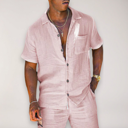 Costume Homme Décontracté 2 Pièces Été