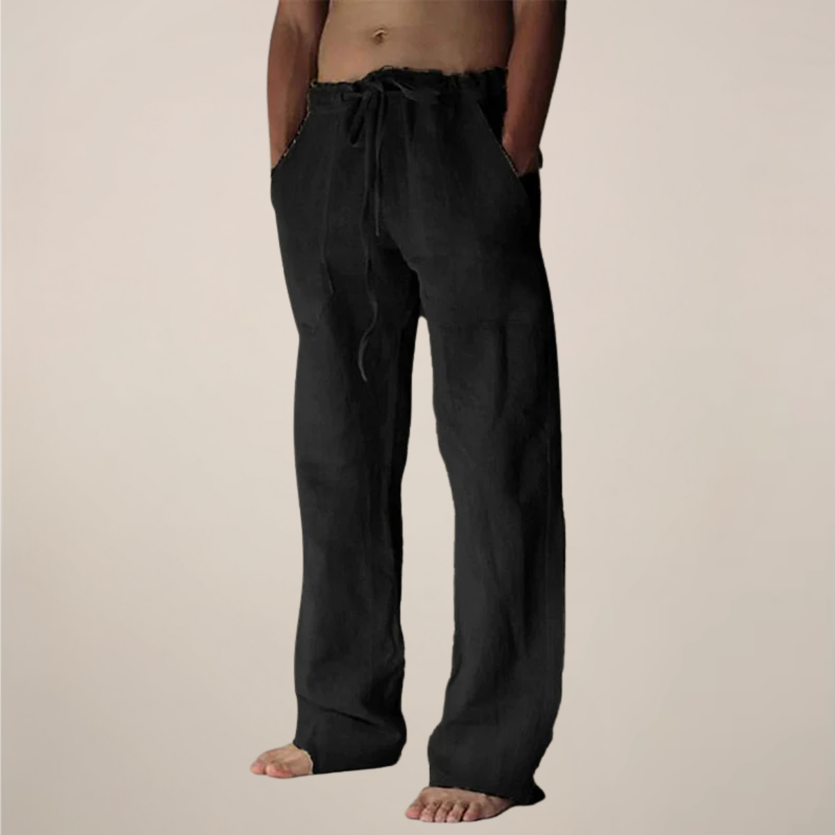 Pantalon Homme Décontracté et Élastique pour Loisirs