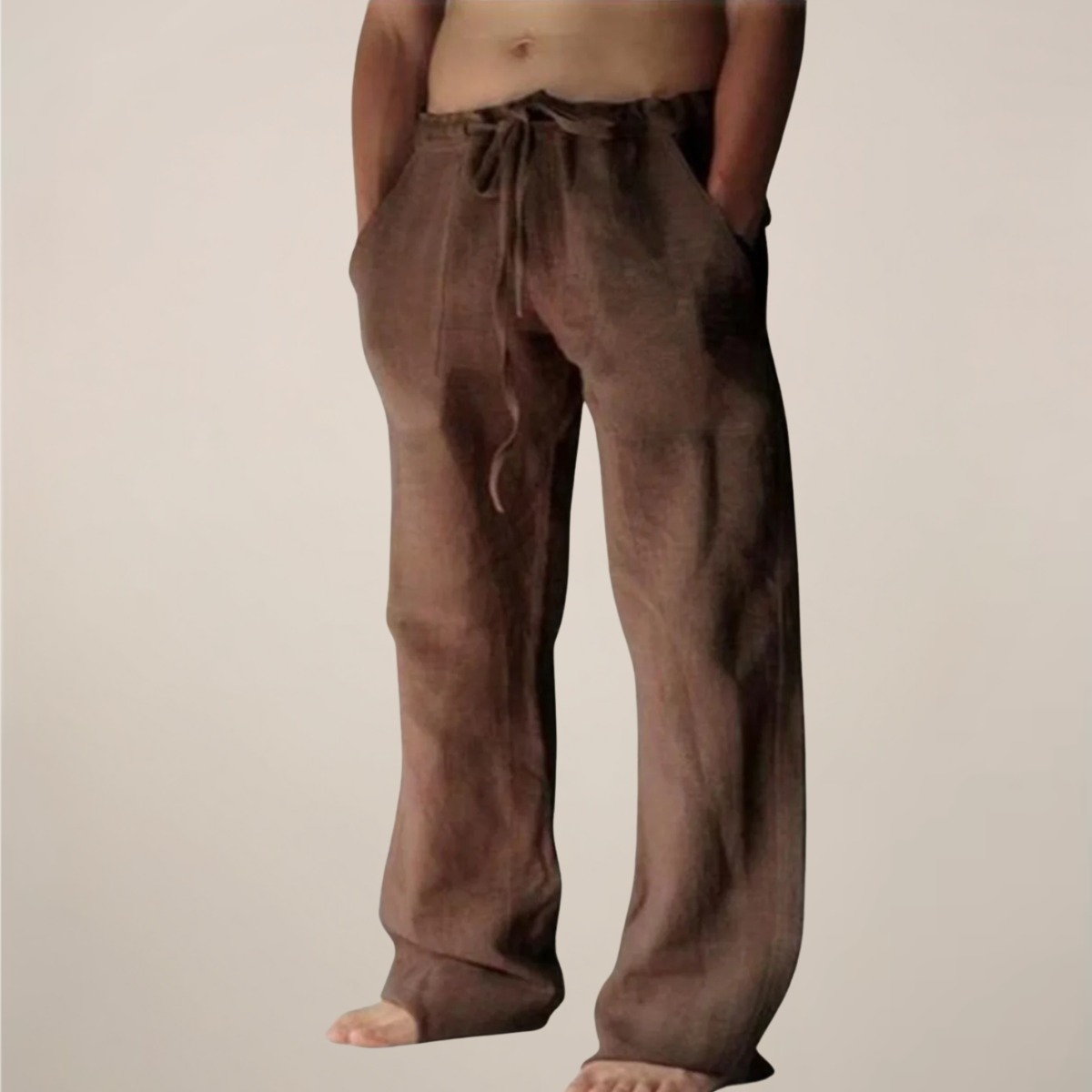 Pantalon Homme Décontracté et Élastique pour Loisirs