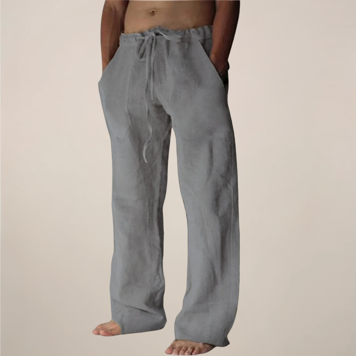 Pantalon Homme Décontracté et Élastique pour Loisirs