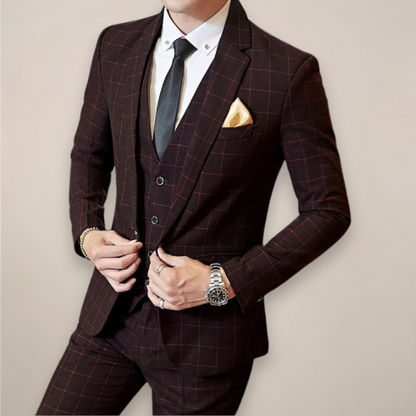 Costume Smoking Tweed pour Homme Élégant