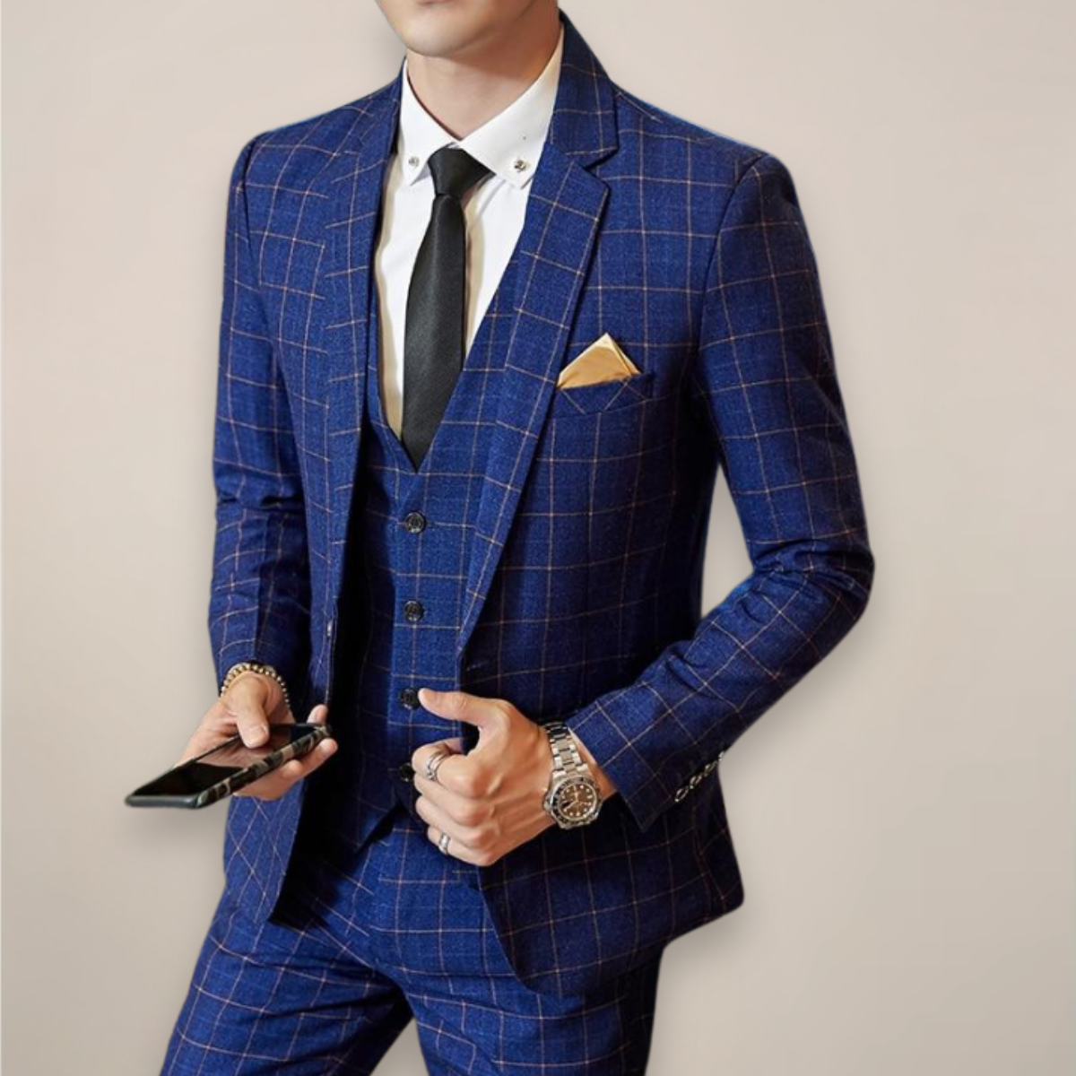 Costume Smoking Tweed pour Homme Élégant - BerlinGlamour