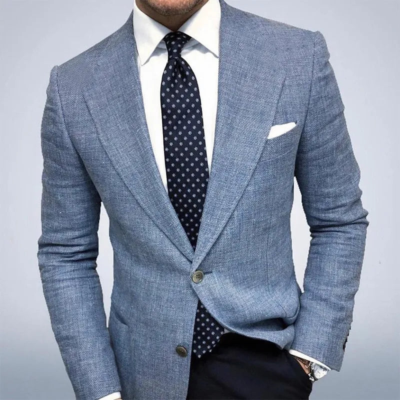 Blazer Homme Été Tailleur Structure Texture