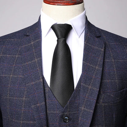 Costume Homme Carreaux Élégant Printemps