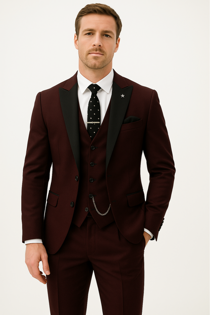 Costume Homme Printemps Classique 3 Pièces - BerlinGlamour