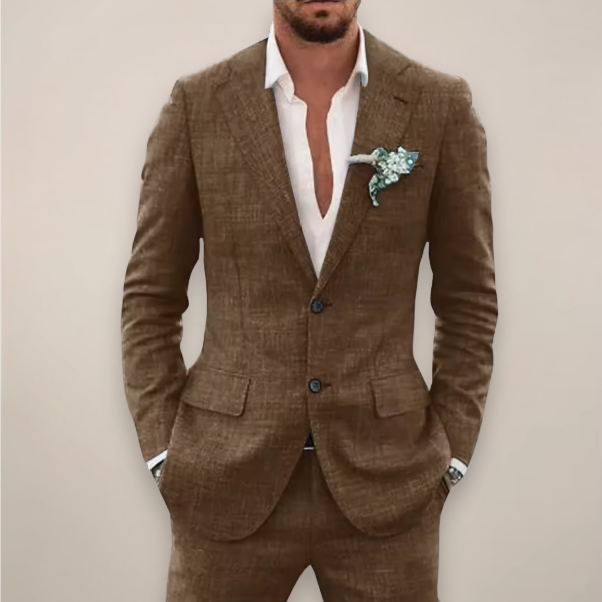 Costume Homme Slim Fit pour Printemps