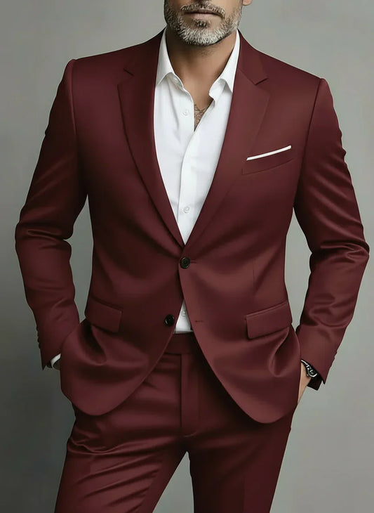 Costume Homme Slim Fit Élégant pour Printemps - BerlinGlamour