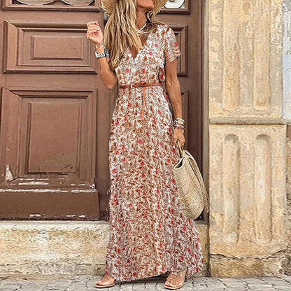 Robe de Soirée Chic Col en V Décolleté