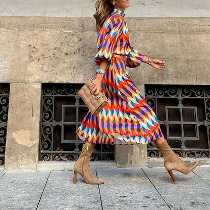 Variant image for LynnStyle™ – Robe Longue Femme Élégante en Tissu Léger et Coloré-1