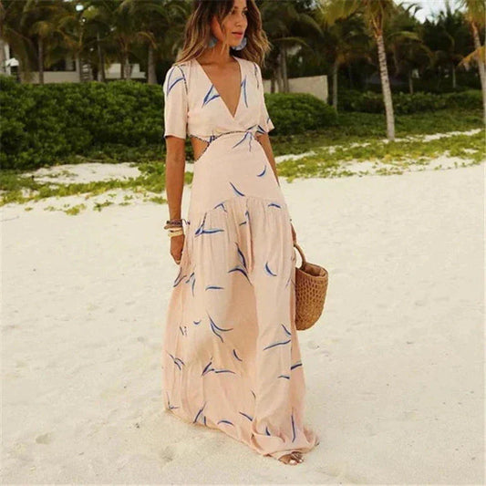 Robe de Plage Légère et Chic pour Femme - PanierRoyale