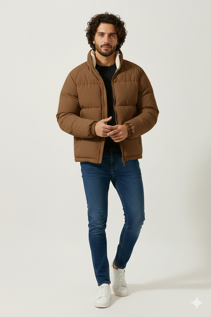 Veste Hiver Élégante Homme - Parka Doublée Polaire Chaud - PanierRoyale