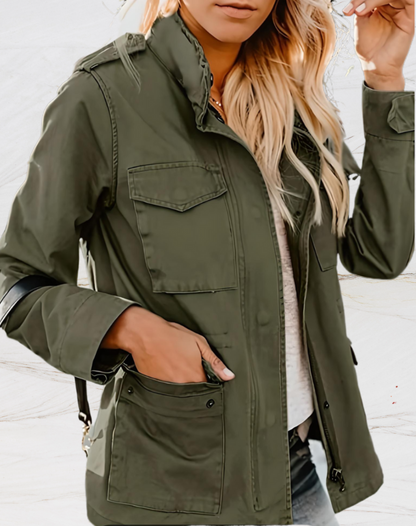 Veste Femme Élégante - Veste Longue ou Courte avec Poches Pratiques
