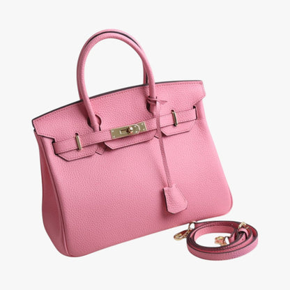 Sac à Dos en Cuir Brun avec Bretelle Réglable