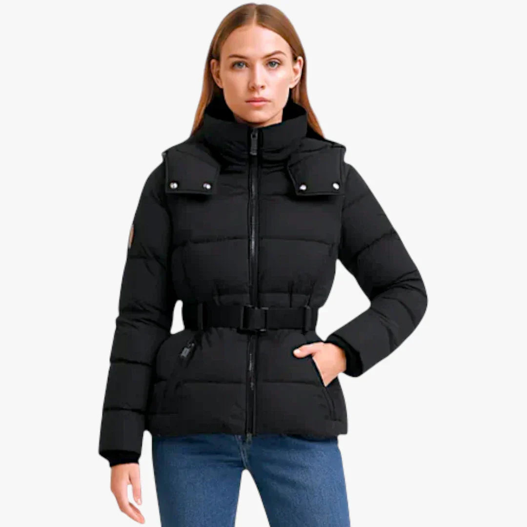 Veste femme noire cintrée élégante et tendance - PanierRoyale