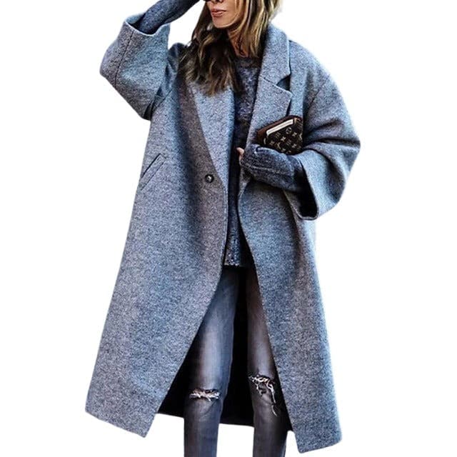 Manteau Femme Hiver Chic à Ceinture Élégante