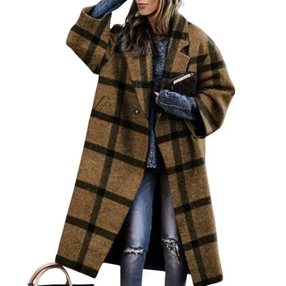 Manteau Femme Hiver Chic à Ceinture Élégante