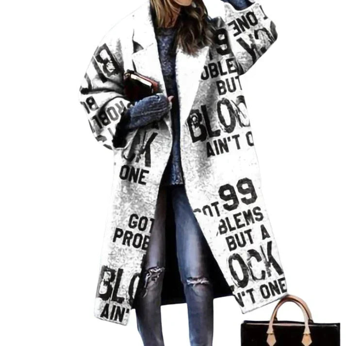 Manteau Femme Hiver Chic à Ceinture Élégante
