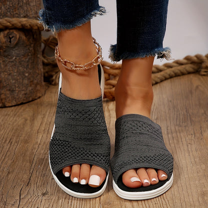 Milyora™ – Sandales Femme Confort à Talon Compensé Respirantes