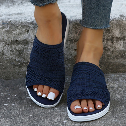Milyora™ – Sandales Femme Confort à Talon Compensé Respirantes