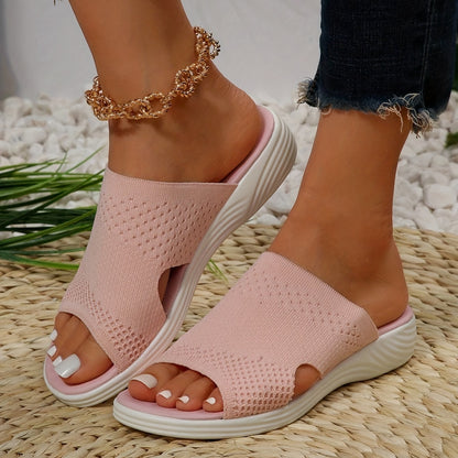 Milyora™ – Sandales Femme Confort à Talon Compensé Respirantes