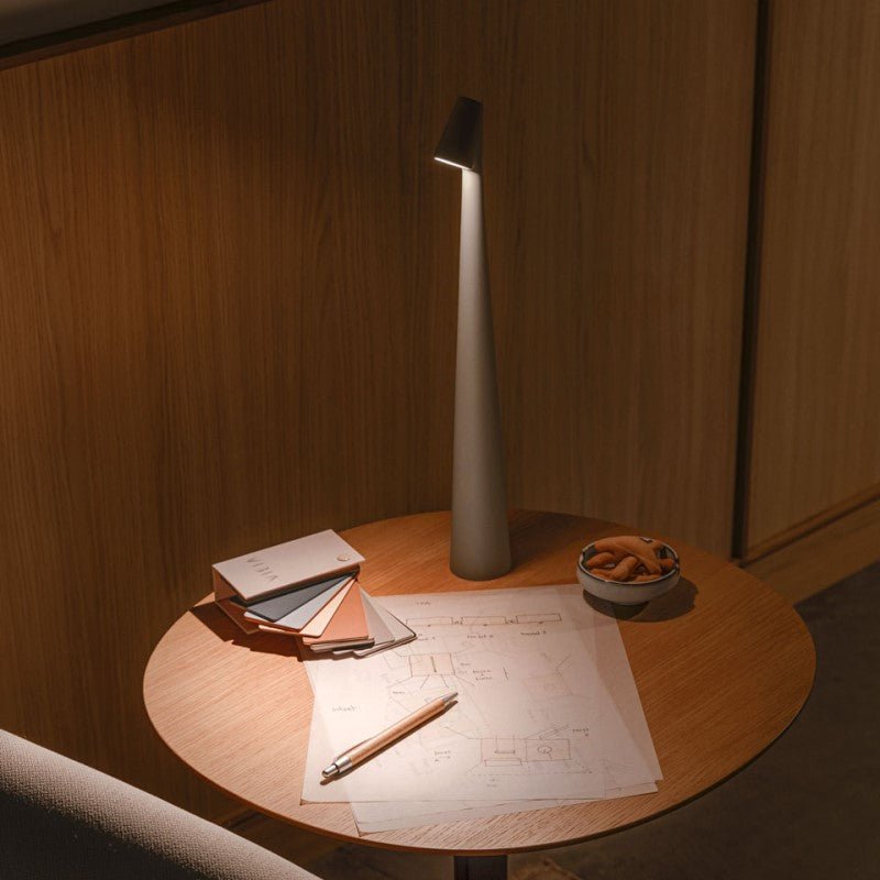 Lampe LED Sans Fil Aluminium Design Rechargeable Autonomie Longue