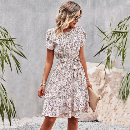 Robe Été Femme Florale Décolleté Profond Séductrice - PanierRoyale
