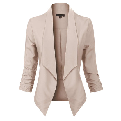 Blazer femme manches longues élégant