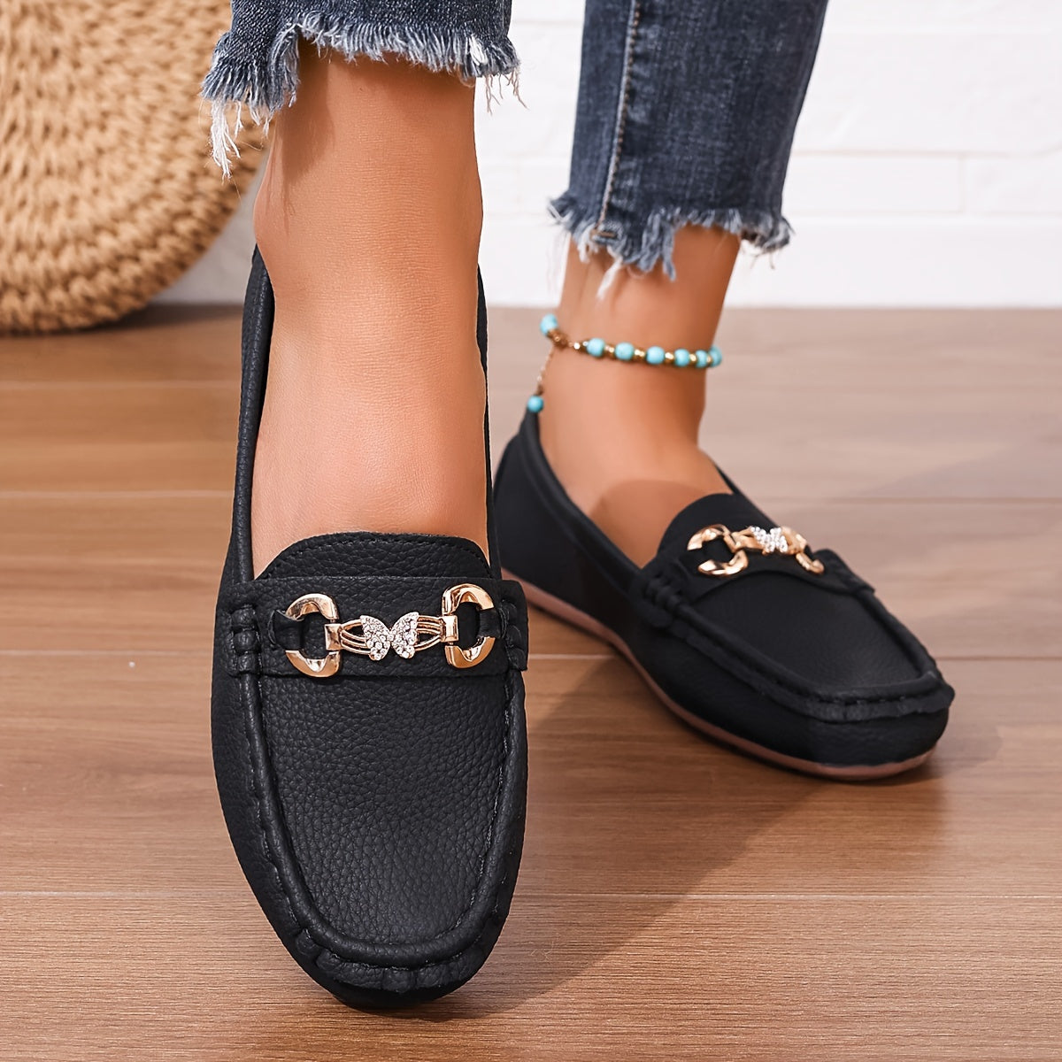 Mocassins Femme Cuir Italien Élégants et Confortables - PanierRoyale