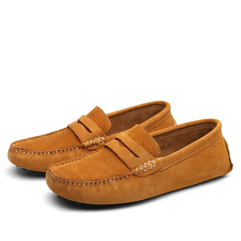 MocaDaim™ – Mocassins Hommes en Daim Confortables et Élégantes