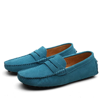 Mocassins Hommes en Cuir Doux et Confortables