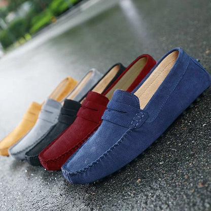 MocaDaim™ – Mocassins Hommes en Daim Confortables et Élégantes