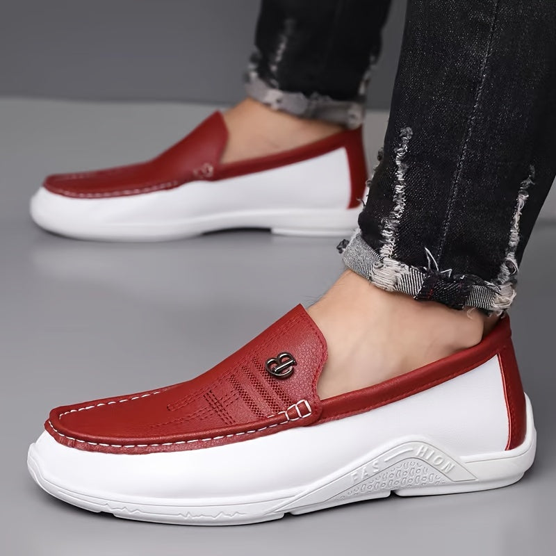 Mocassins Hommes Confortables en Cuir avec Semelle Antidérapante