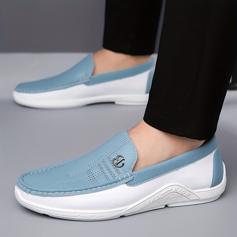 Mocassins Hommes Confortables en Cuir avec Semelle Antidérapante