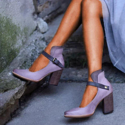 Chaussures Talons Hauts Élégantes Femmes à Fermeture Éclair - PanierRoyale