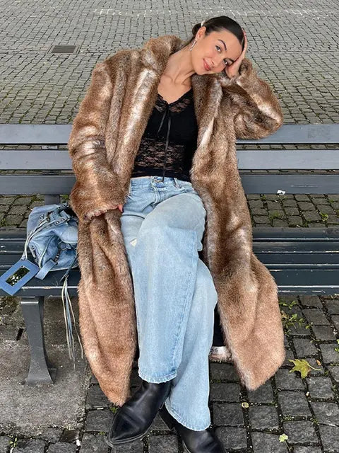 Manteau Femme Hiver Long Chaud et Élégant - PanierRoyale
