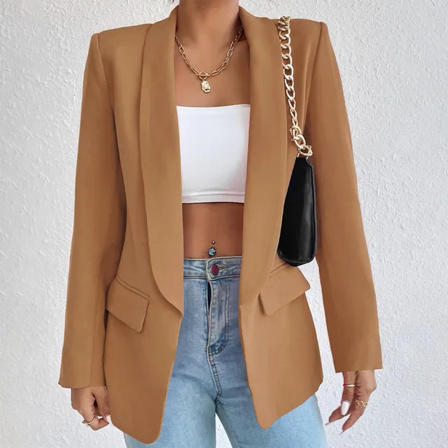 Veste Femme Rose Fuchsia avec Sac à Chaîne Noir Chic