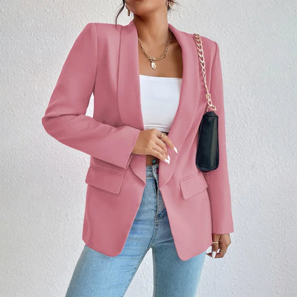 Veste Femme Rose Fuchsia avec Sac à Chaîne Noir Chic - PanierRoyale