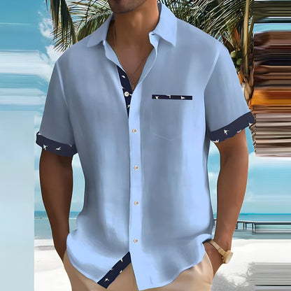 Chemise Homme Lin Coton Léger Été