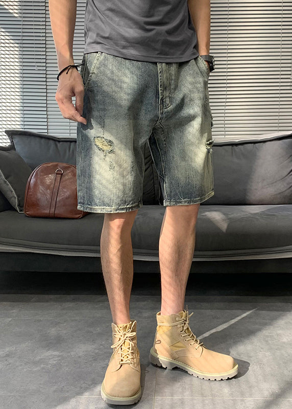 Court Jean Dénim Slim Hiver pour Homme - EasyApparels