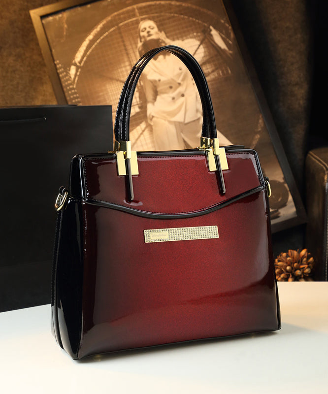 Femmes Grandes Sac à main en cuir synthétique coloré - EasyApparels