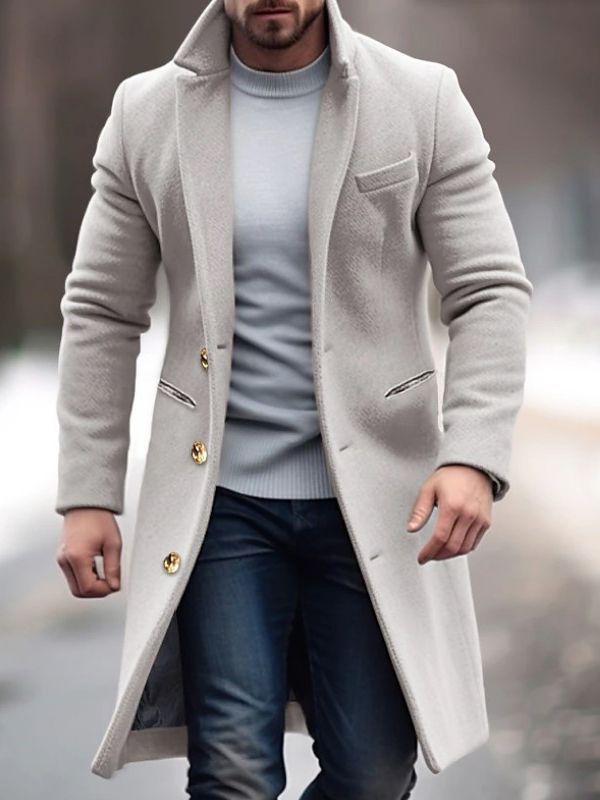 Veste Blazer Homme Élégant Noir - PanierRoyale