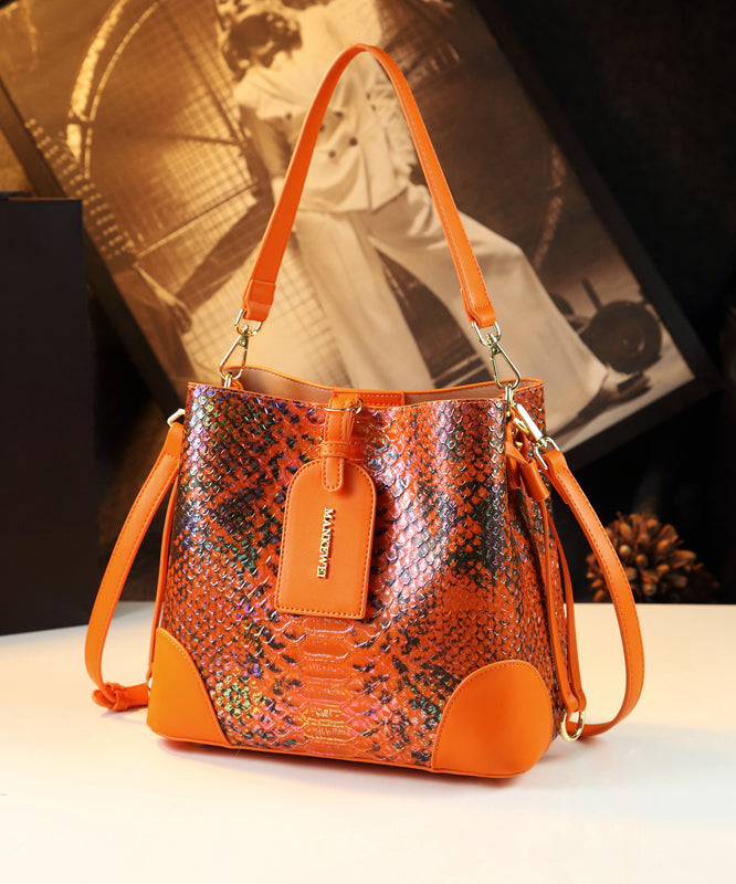 Large Capacity Orange Messenger Bag - EasyApparels