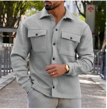 Gilet Homme Élégant en Tissu Confort avec Poches