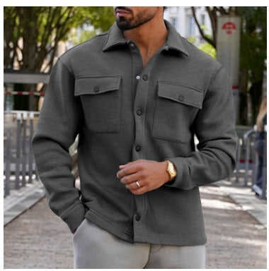 Gilet Homme Élégant en Tissu Confort avec Poches - PanierRoyale